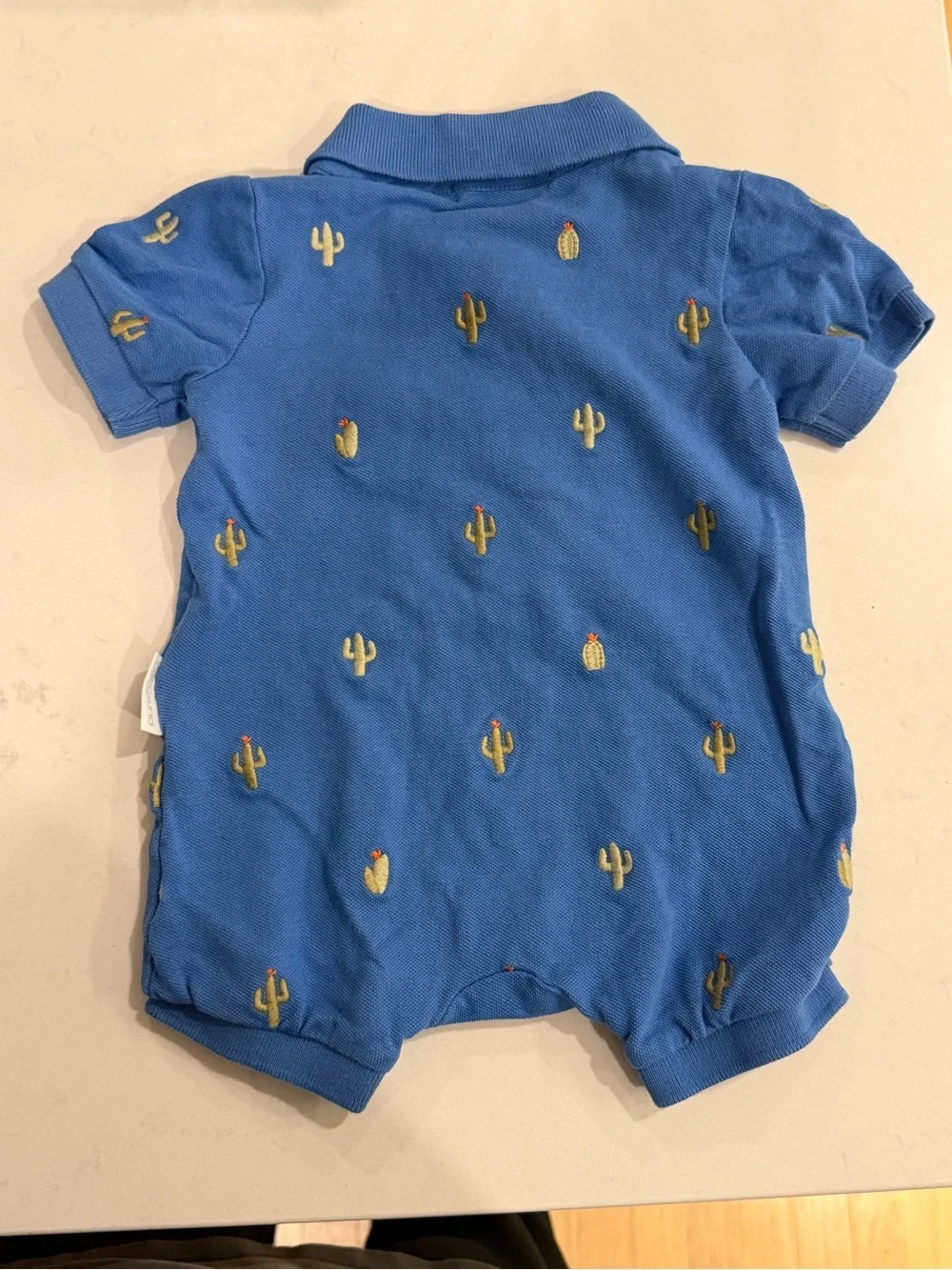 Set of 2 boys summer rompers - golf & desert
